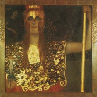 Gustav Klimt, Pallas Athenee, 1898, [Public domain], via Wikimedia commons